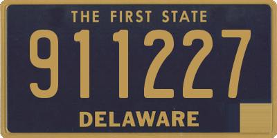 DE license plate 911227