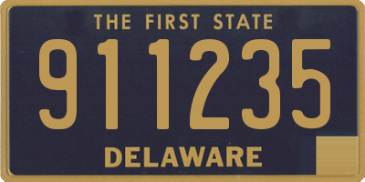 DE license plate 911235