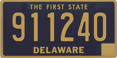DE license plate 911240