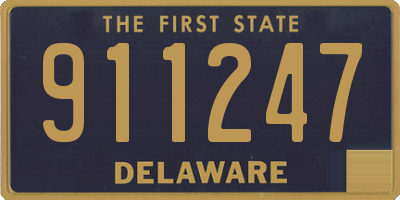 DE license plate 911247