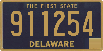 DE license plate 911254