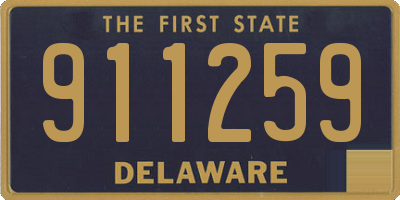 DE license plate 911259