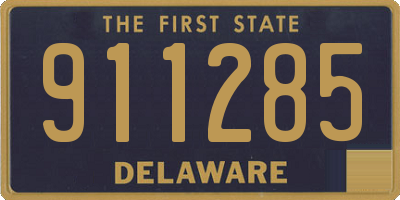 DE license plate 911285