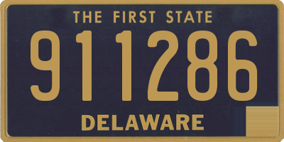 DE license plate 911286