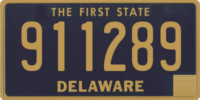 DE license plate 911289