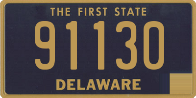 DE license plate 91130