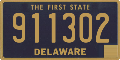 DE license plate 911302