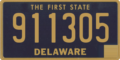DE license plate 911305