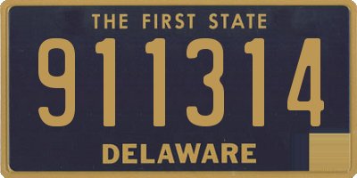 DE license plate 911314