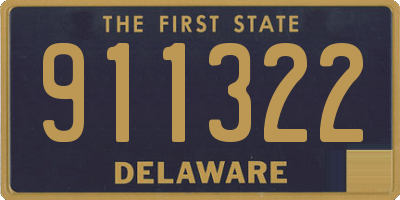 DE license plate 911322