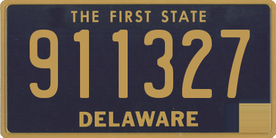 DE license plate 911327