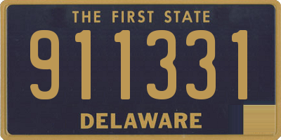 DE license plate 911331