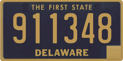 DE license plate 911348