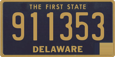 DE license plate 911353
