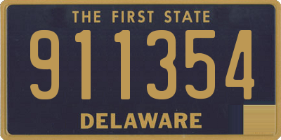 DE license plate 911354