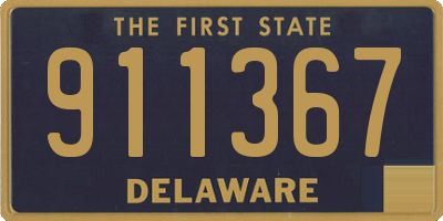 DE license plate 911367