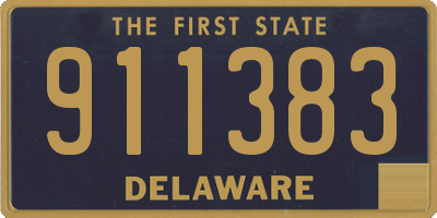 DE license plate 911383