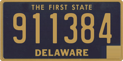 DE license plate 911384