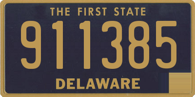 DE license plate 911385