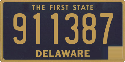 DE license plate 911387