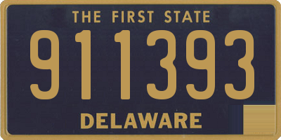 DE license plate 911393