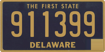 DE license plate 911399