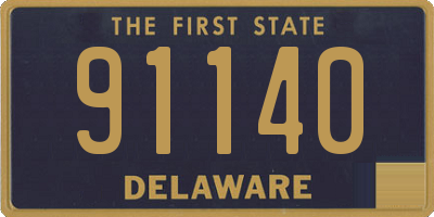 DE license plate 91140