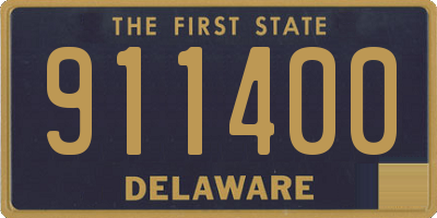 DE license plate 911400