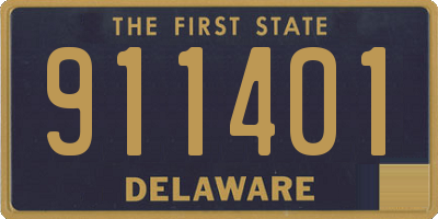 DE license plate 911401