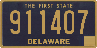 DE license plate 911407