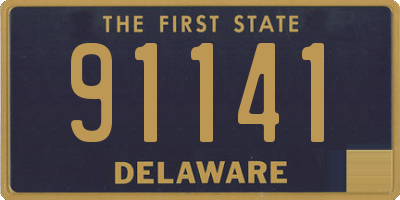 DE license plate 91141