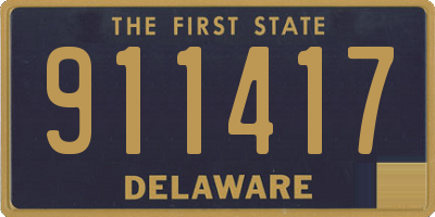 DE license plate 911417