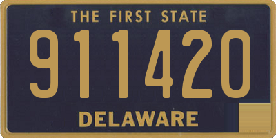 DE license plate 911420