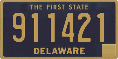 DE license plate 911421