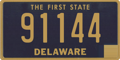 DE license plate 91144