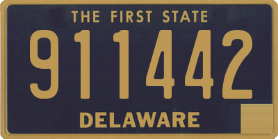 DE license plate 911442