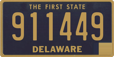 DE license plate 911449