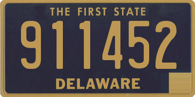 DE license plate 911452