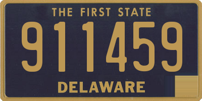 DE license plate 911459