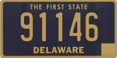 DE license plate 91146