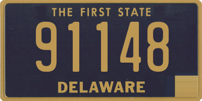 DE license plate 91148