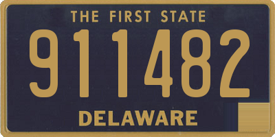 DE license plate 911482