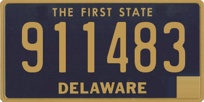 DE license plate 911483