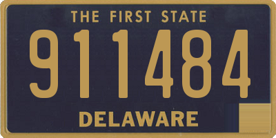 DE license plate 911484