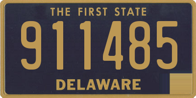 DE license plate 911485