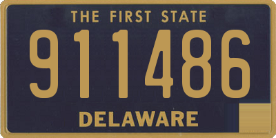 DE license plate 911486