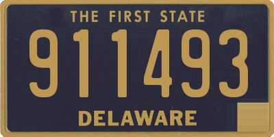 DE license plate 911493