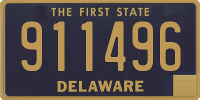 DE license plate 911496