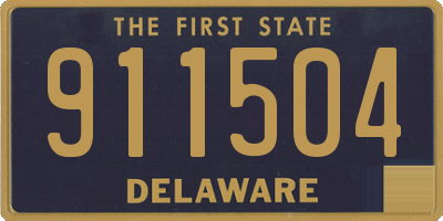 DE license plate 911504