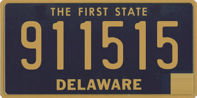 DE license plate 911515